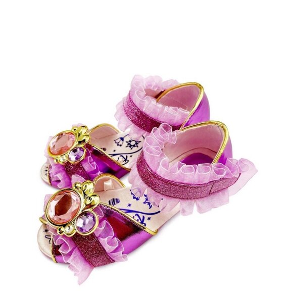 Disney Princess Rapunzel Costume Shoes Tangled Size 13.5 - Picture 1 of 5